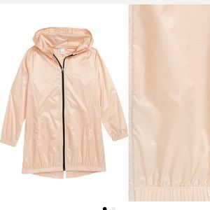 Girls Zella lightweight windbreaker zip up jacket